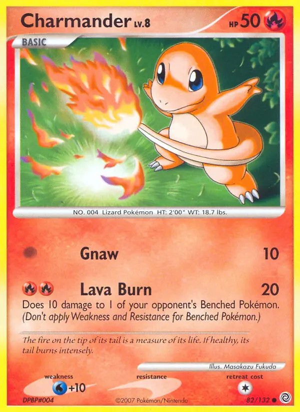 Charmander — Secret Wonders card #82
