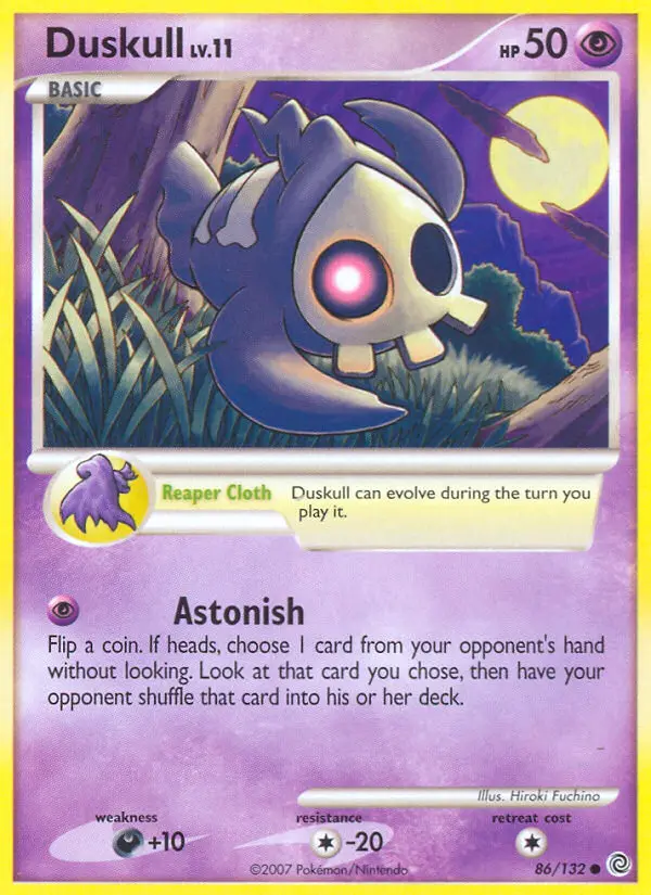 Duskull — Secret Wonders card #86