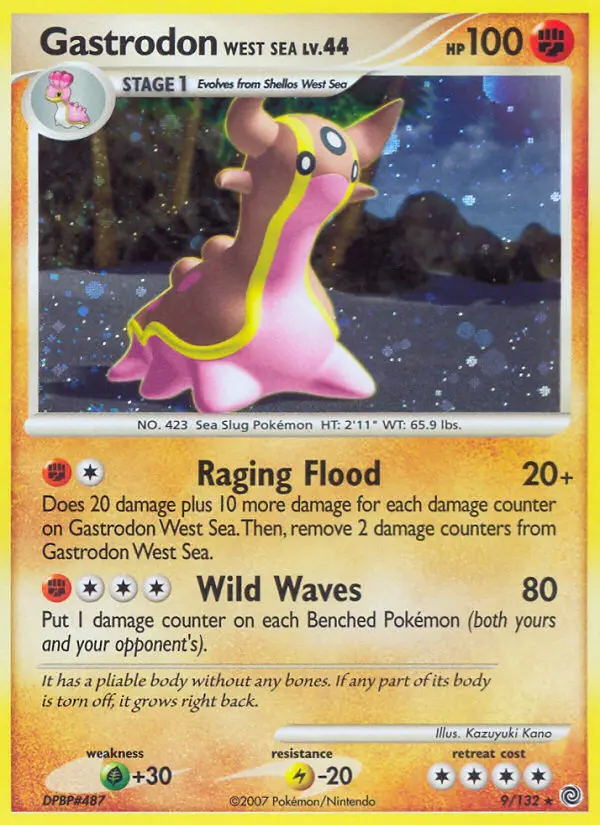 Gastrodon West Sea — Secret Wonders card #9