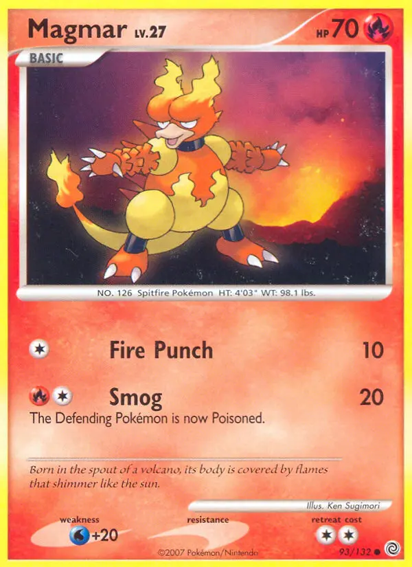 Magmar — Secret Wonders card #93