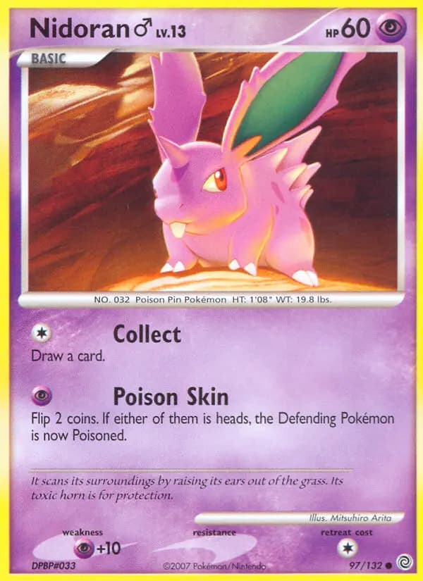 Nidoran♂ — Secret Wonders card #97