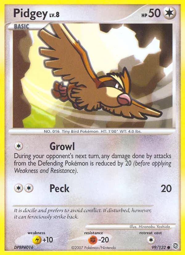 Pidgey — Secret Wonders card #99