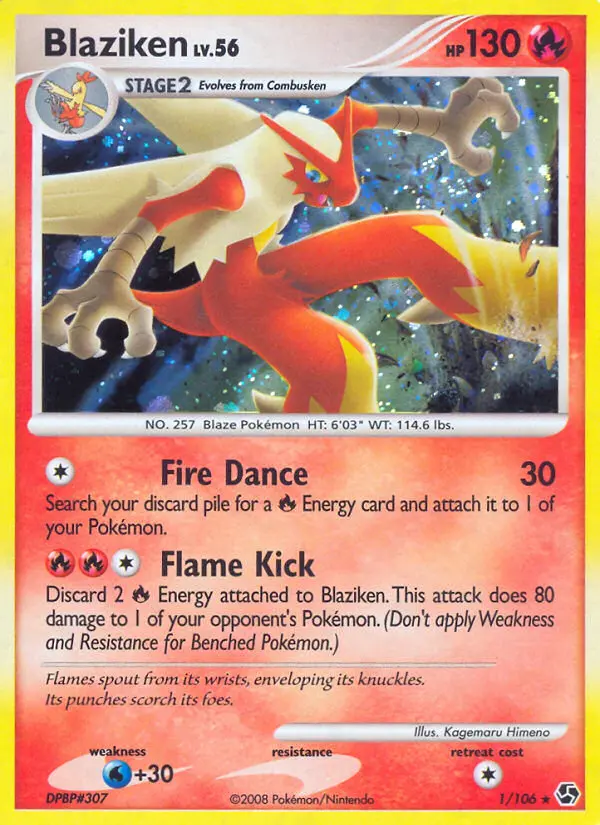 Blaziken — Great Encounters card #1