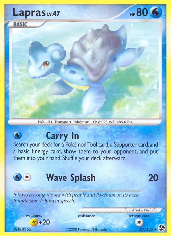 Lapras — Great Encounters card #21