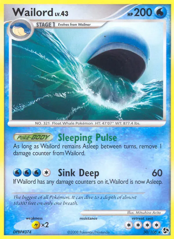 Wailord — Great Encounters card #30