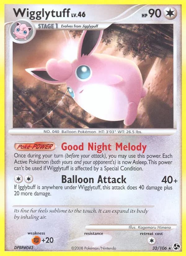 Wigglytuff — Great Encounters card #32