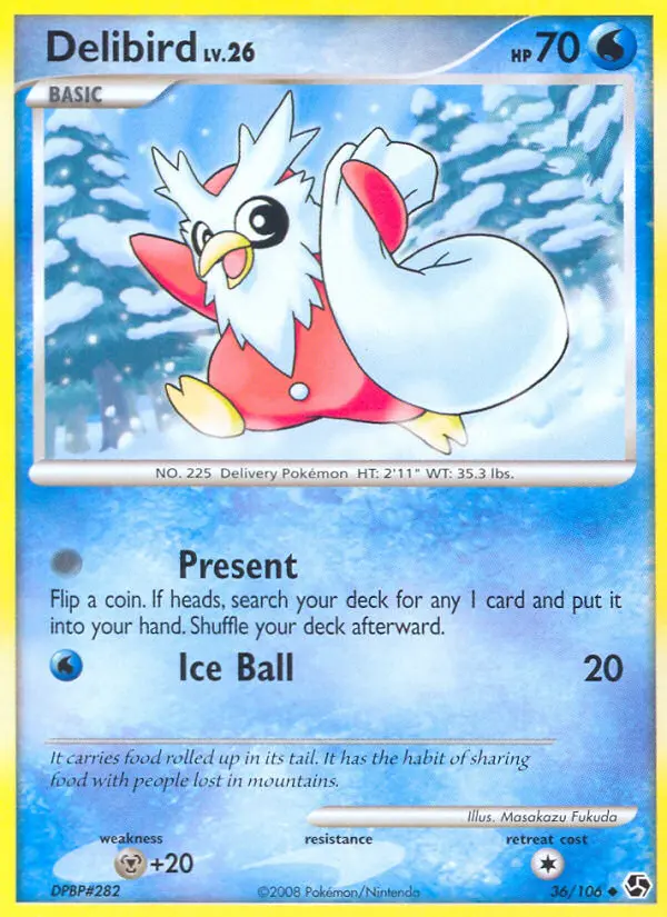 Delibird — Great Encounters card #36