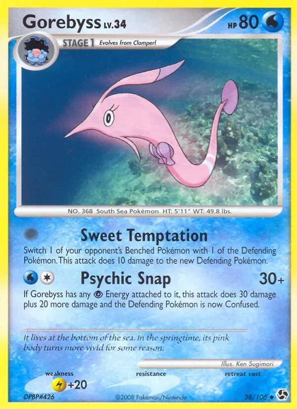 Gorebyss — Great Encounters card #38