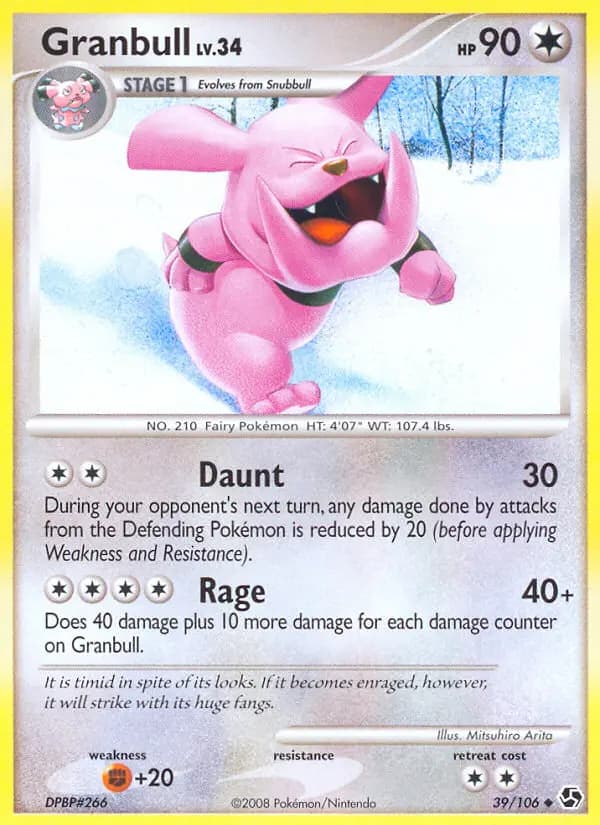 Granbull — Great Encounters card #39