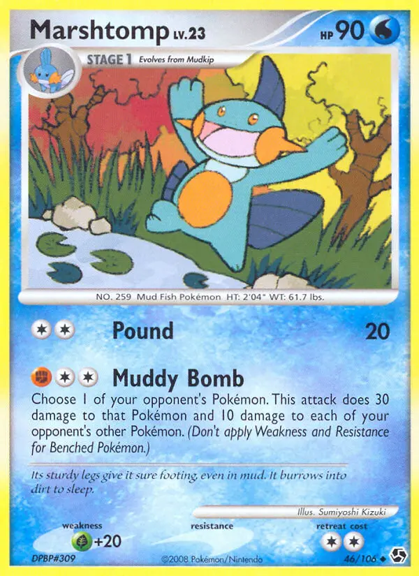 Marshtomp — Great Encounters card #46
