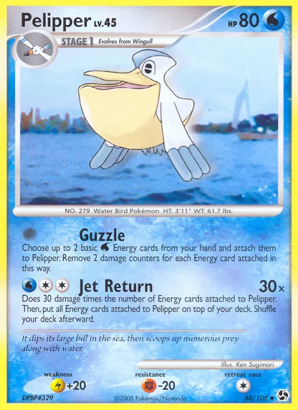 Pelipper — Great Encounters card #48