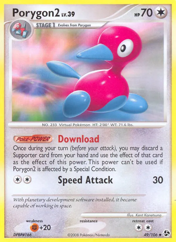 Porygon2 — Great Encounters card #49