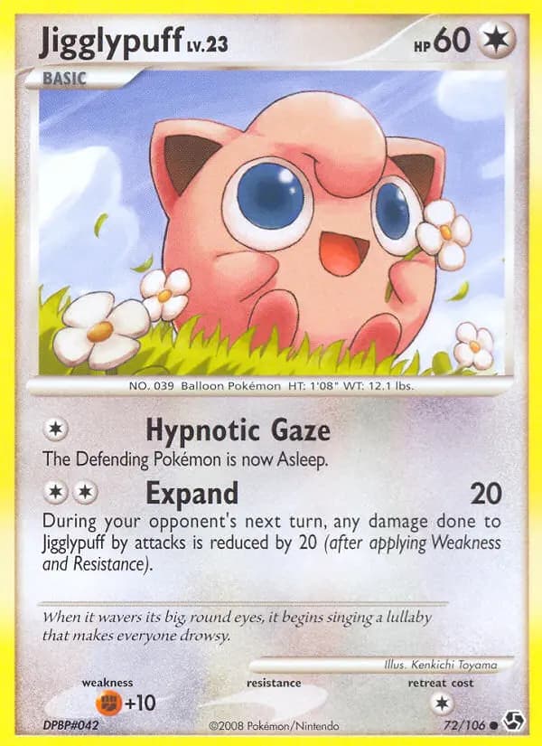 Jigglypuff — Great Encounters card #72
