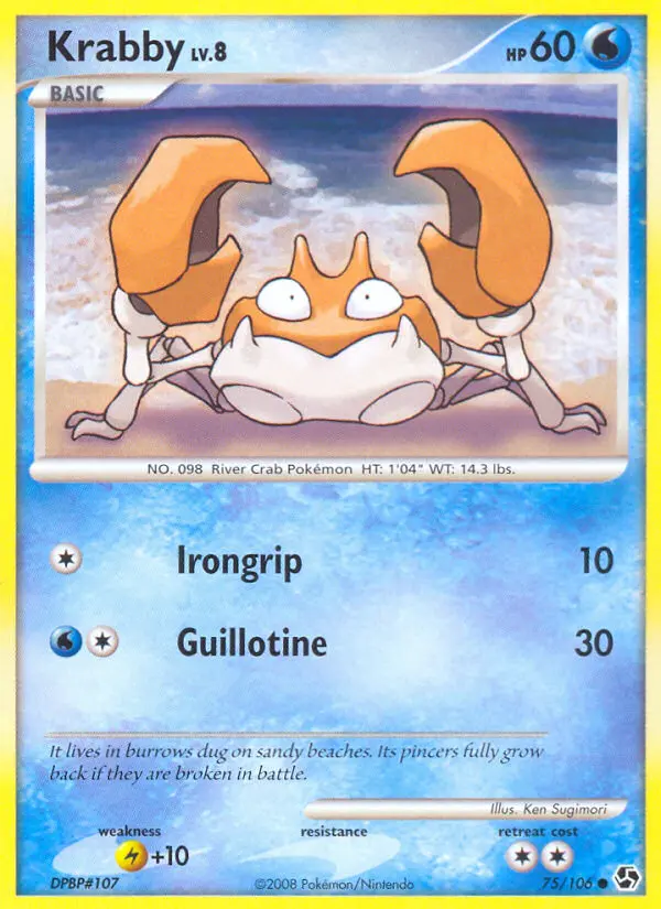 Krabby — Great Encounters card #75