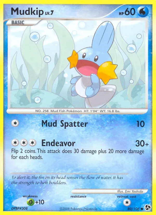 Mudkip — Great Encounters card #80