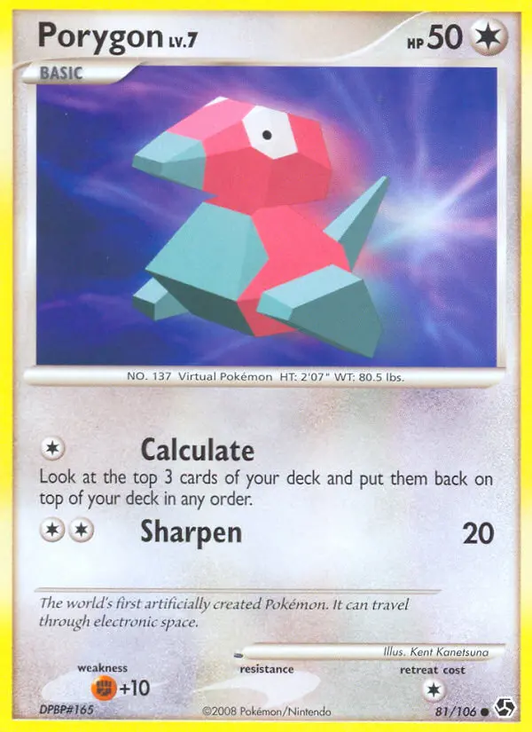 Porygon — Great Encounters card #81