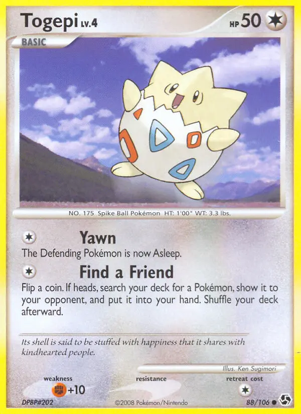 Togepi — Great Encounters card #88