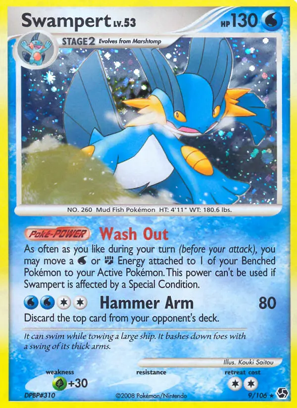 Swampert — Great Encounters card #9