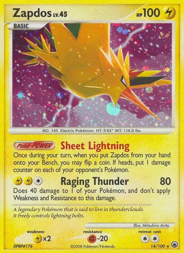 Zapdos — Majestic Dawn card #14