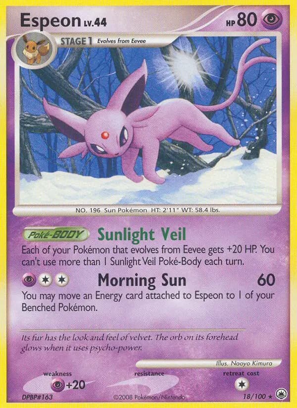 Espeon — Majestic Dawn card #18