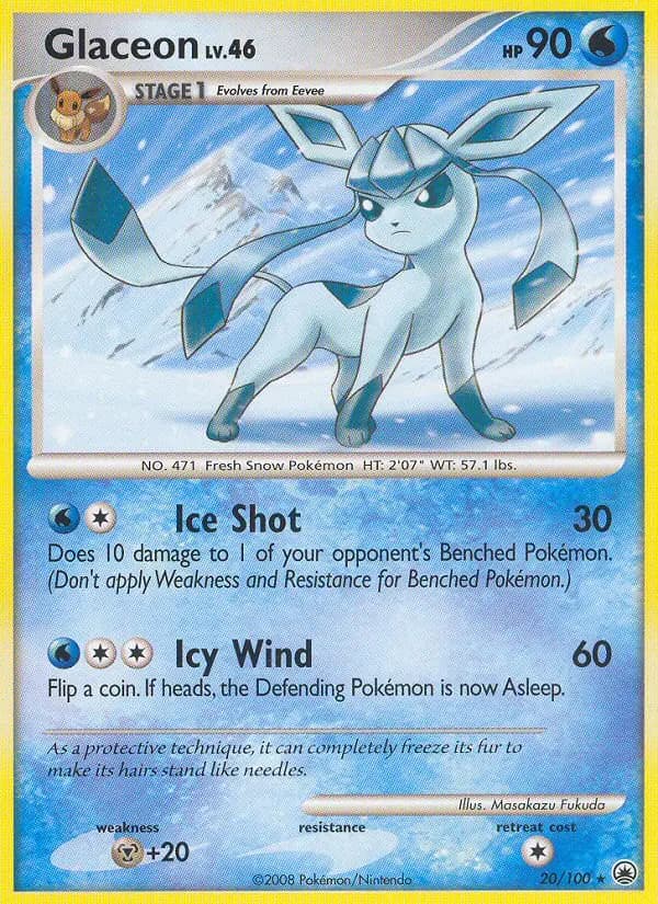 Glaceon — Majestic Dawn card #20