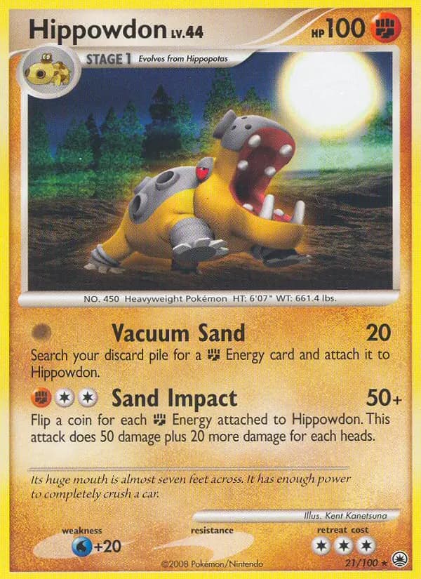 Hippowdon — Majestic Dawn card #21