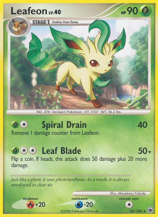 Leafeon — Majestic Dawn card #24