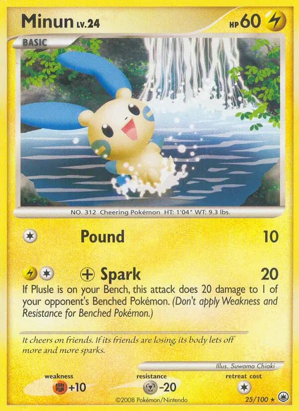 Minun — Majestic Dawn card #25