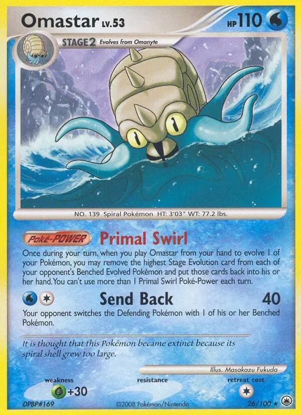 Omastar — Majestic Dawn card #26