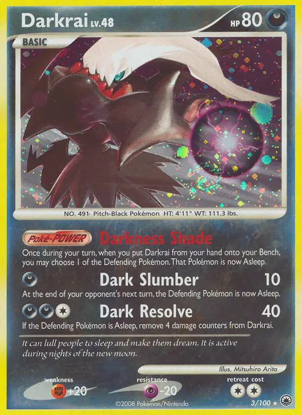 Darkrai — Majestic Dawn card #3