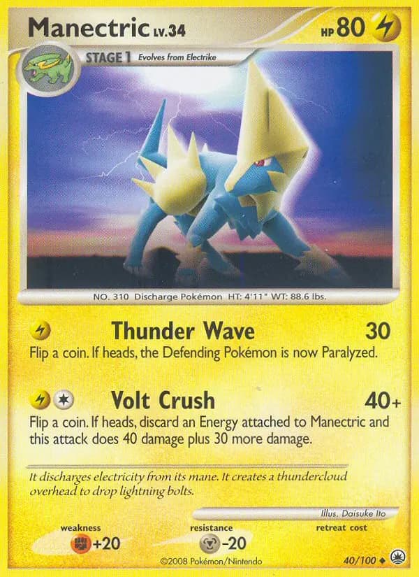 Manectric — Majestic Dawn card #40