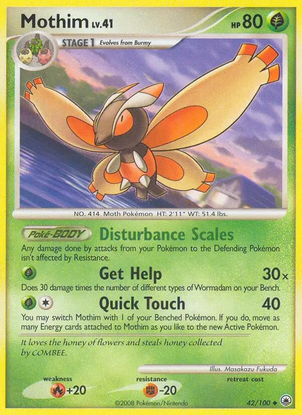 Mothim — Majestic Dawn card #42