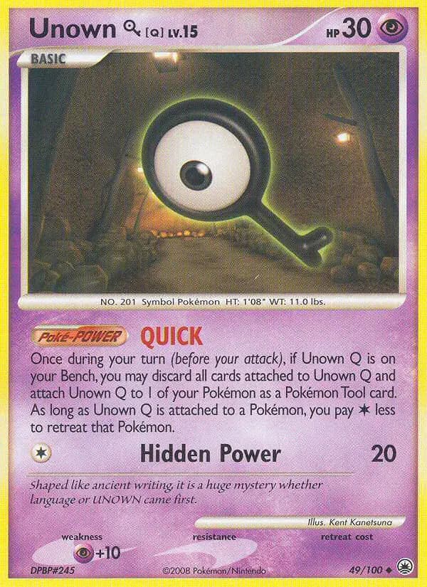 Unown Q — Majestic Dawn card #49