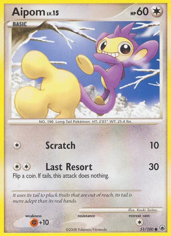 Aipom — Majestic Dawn card #51