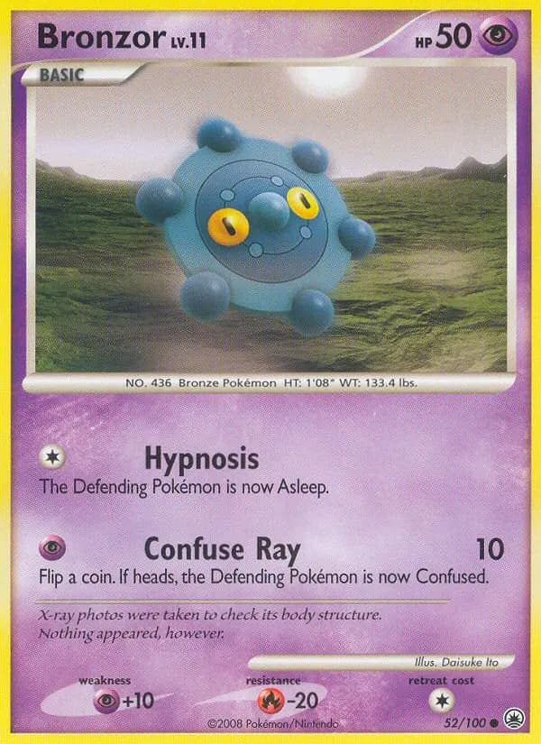 Bronzor — Majestic Dawn card #52