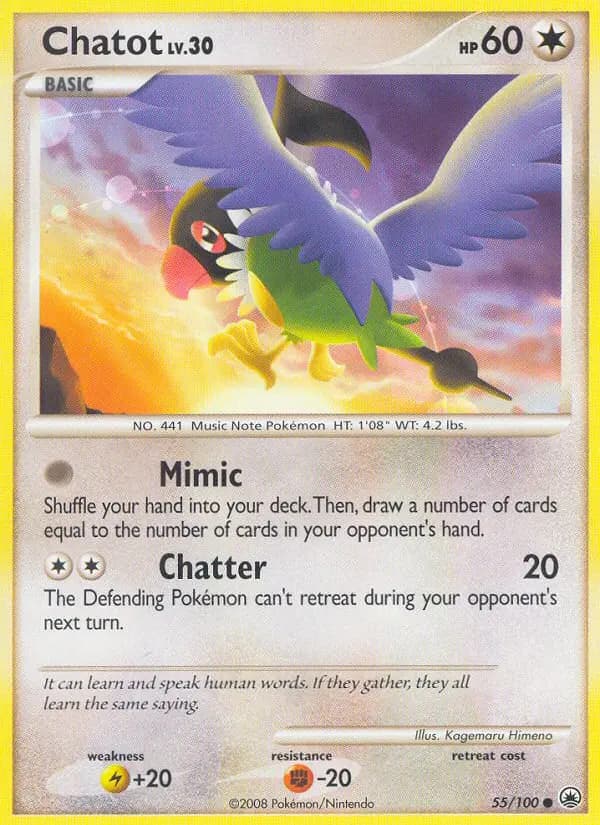 Chatot — Majestic Dawn card #55