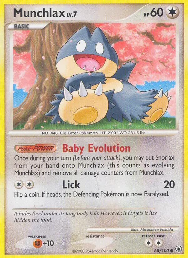Munchlax — Majestic Dawn card #68