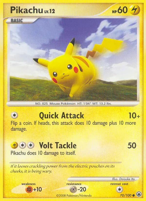 Pikachu — Majestic Dawn card #70
