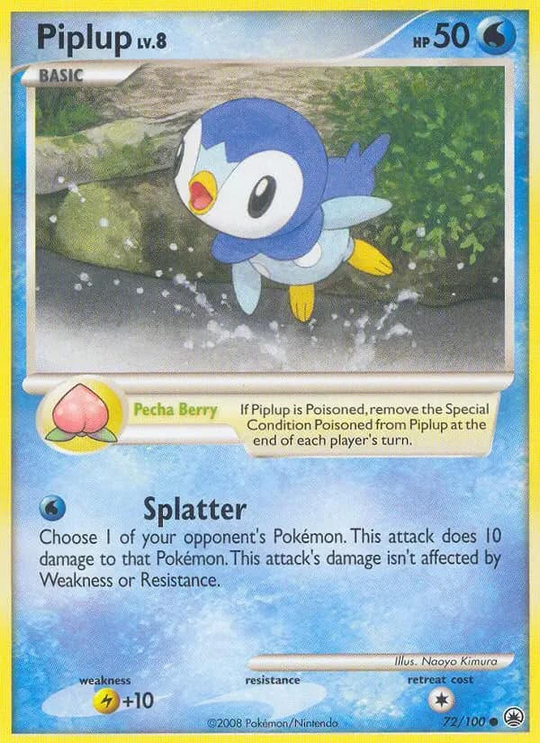 Piplup — Majestic Dawn card #72