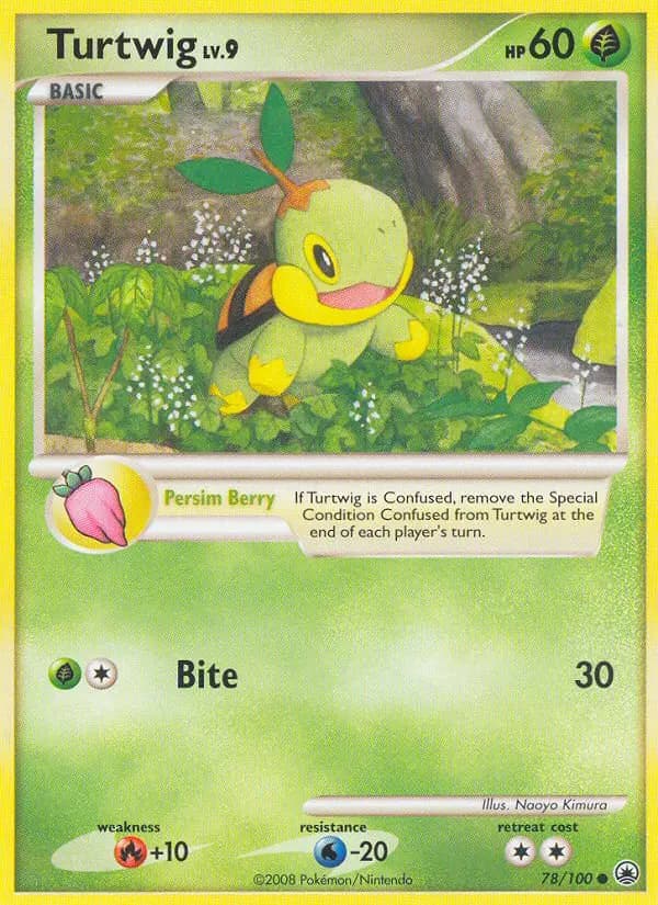 Turtwig — Majestic Dawn card #78