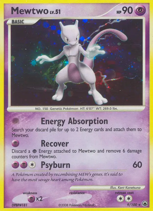 Mewtwo — Majestic Dawn card #9