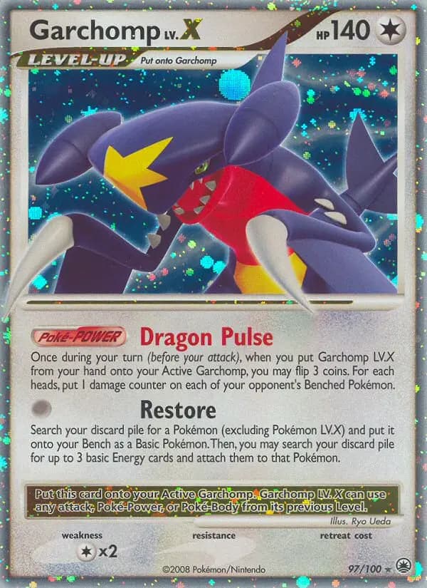 Garchomp — Majestic Dawn card #97