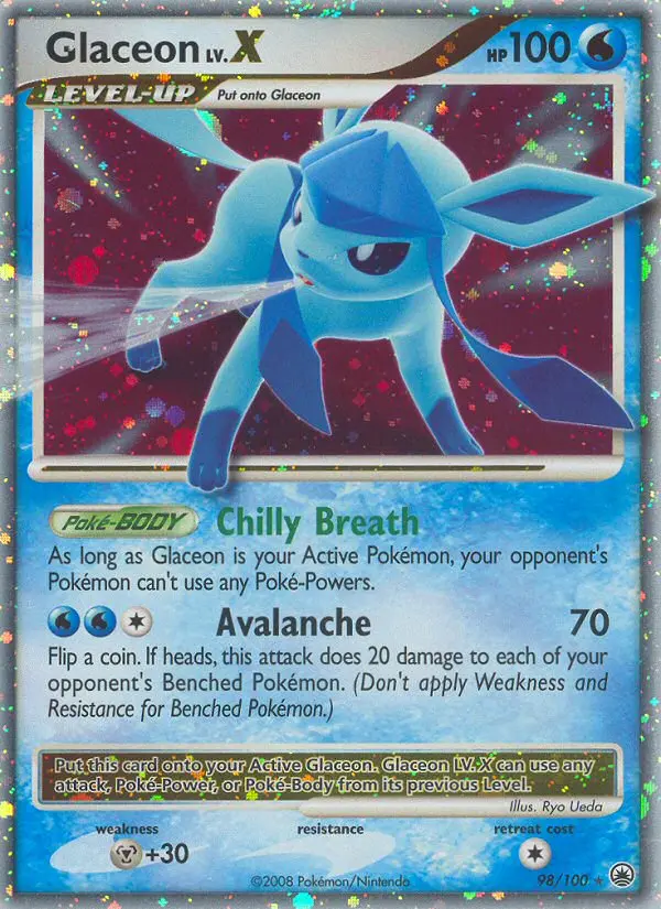 Glaceon — Majestic Dawn card #98