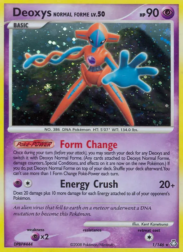 Deoxys Normal Forme — Legends Awakened card #1