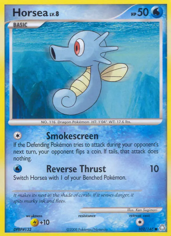 Horsea — Legends Awakened card #102