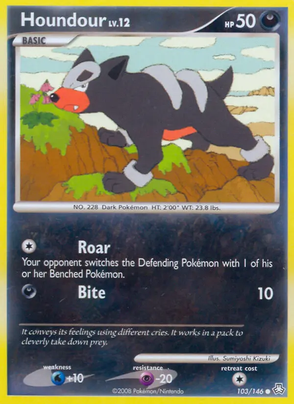 Houndour — Legends Awakened card #103