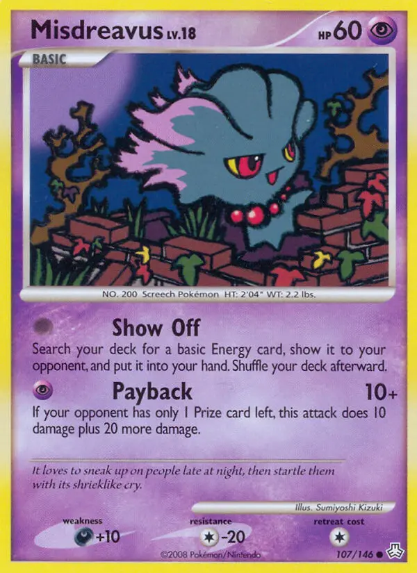Misdreavus — Legends Awakened card #107