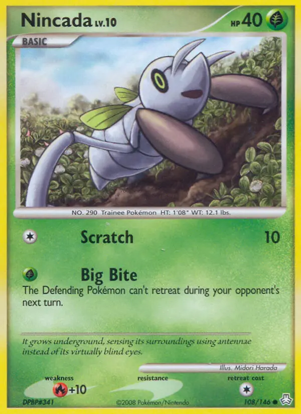 Nincada — Legends Awakened card #108