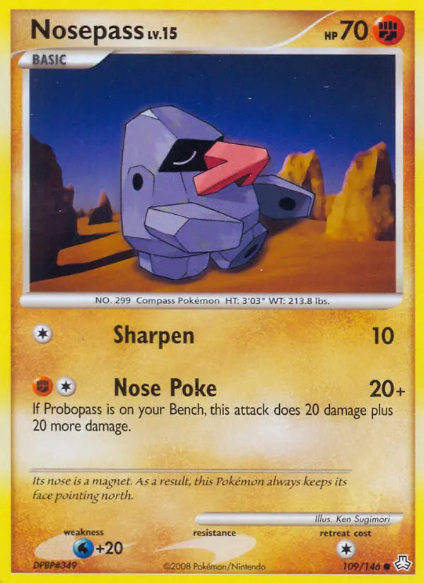 Nosepass — Legends Awakened card #109