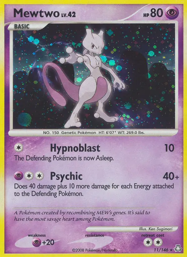 Mewtwo — Legends Awakened card #11